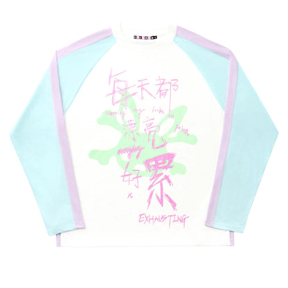 CFIERCE_Soft_Cotton_Blend_Oversized_Raglan_Long_Sleeve_Unisex_Blue_Printed_T-Shirt_MISSTT