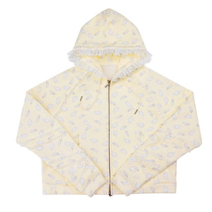 CFIERCE_Soft_Cotton_Blend_Zip_Up_Cartoon_Print_Loose_Fit_Commuter_Yellow_Gray_Hoodies_MISSTT