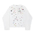 CFIERCE_Sticker_Print_Open_Front_Cotton_Blend_Women&