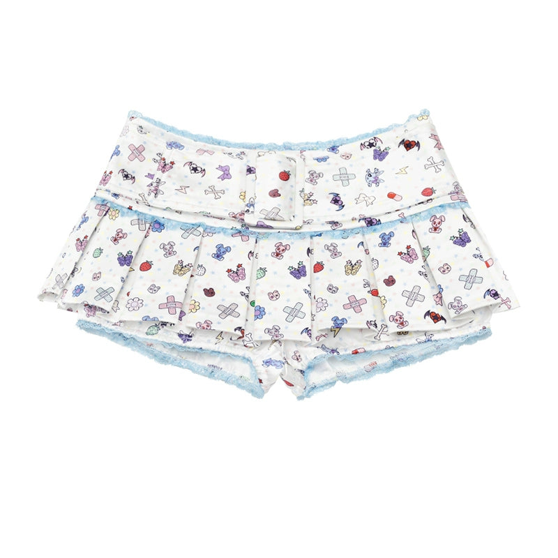 CFIERCE_Sticker_Print_Pleated_Skirt_MISSTT
