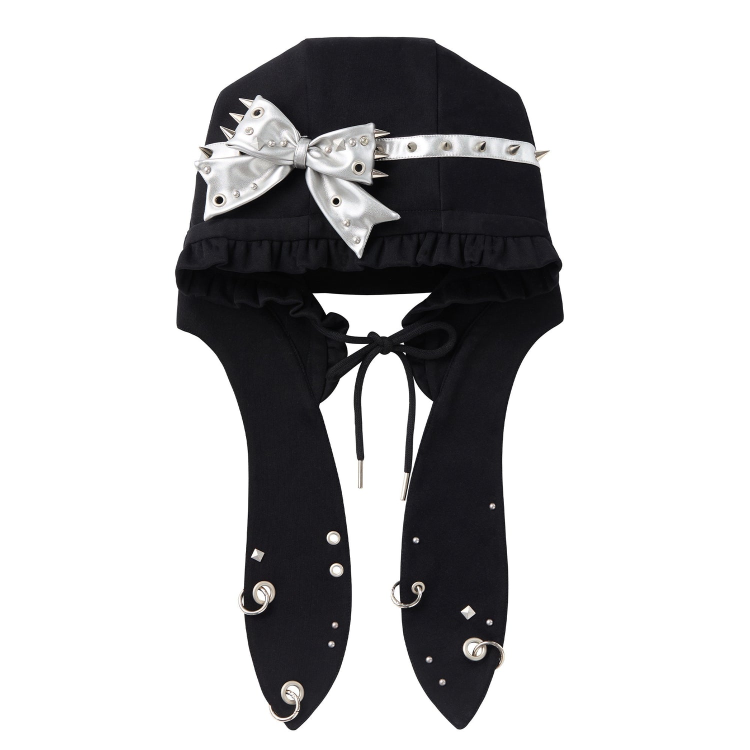 CFIERCE_Studded_Rivet_Bow_Rabbit_Ear_Detail_Women&