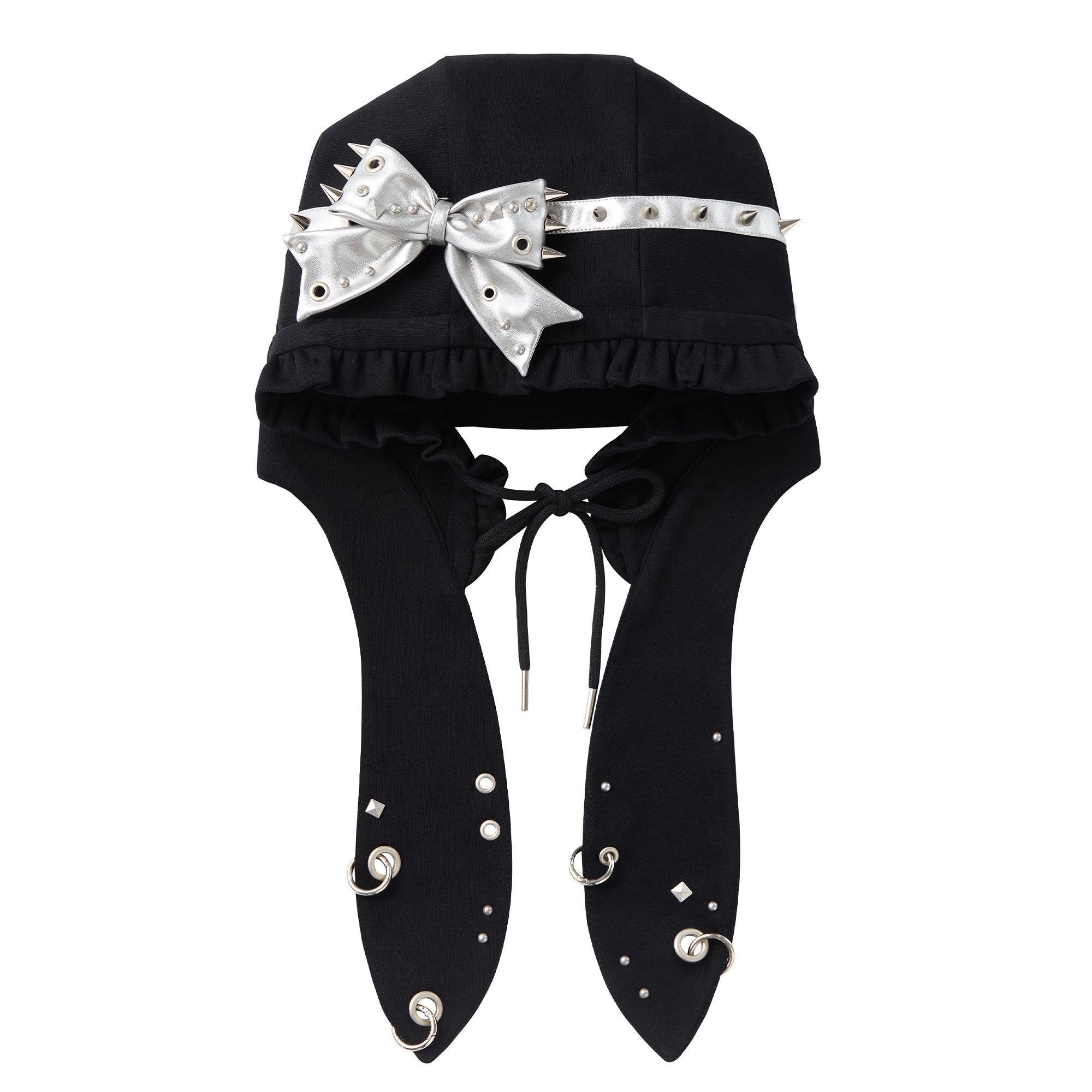 CFIERCE_Studded_Rivet_Bow_Rabbit_Ear_Detail_Women&