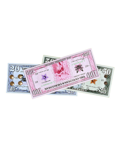 CFIERCE Three Coin Printed Pattern Wrist Cuff Women&