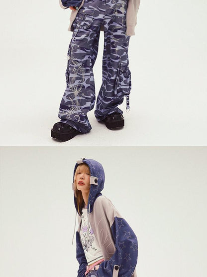 CFIERCE Totem Print Denim