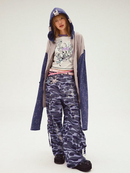 CFIERCE Totem Print Denim