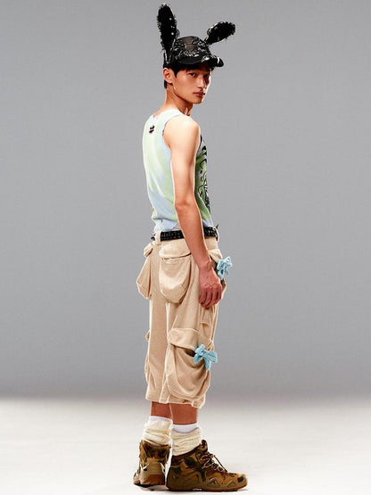 CFIERCE Towel Bow Shorts Model Fit Care Guide
