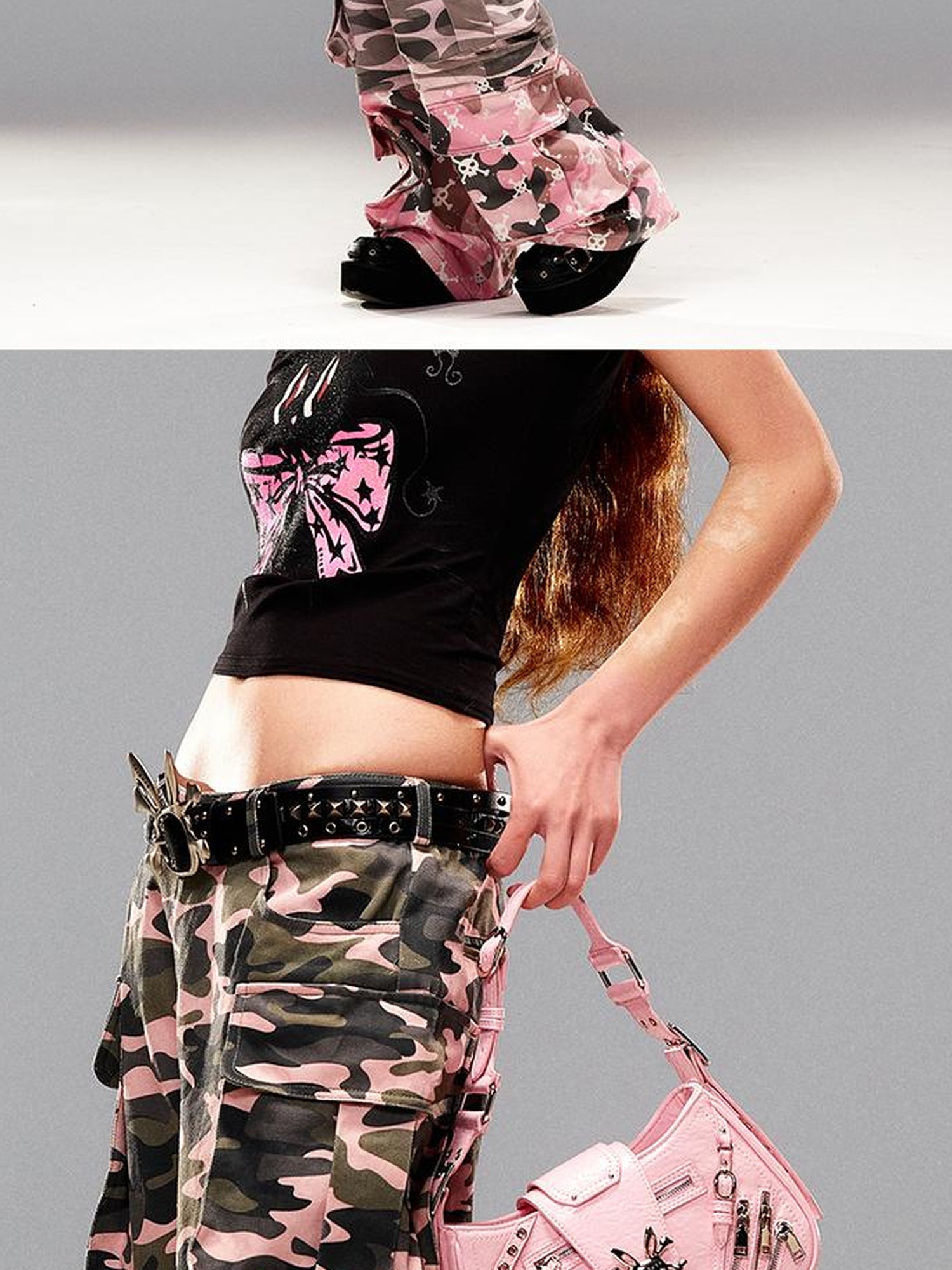 CFIERCE Underarm Hardware Accent Bag