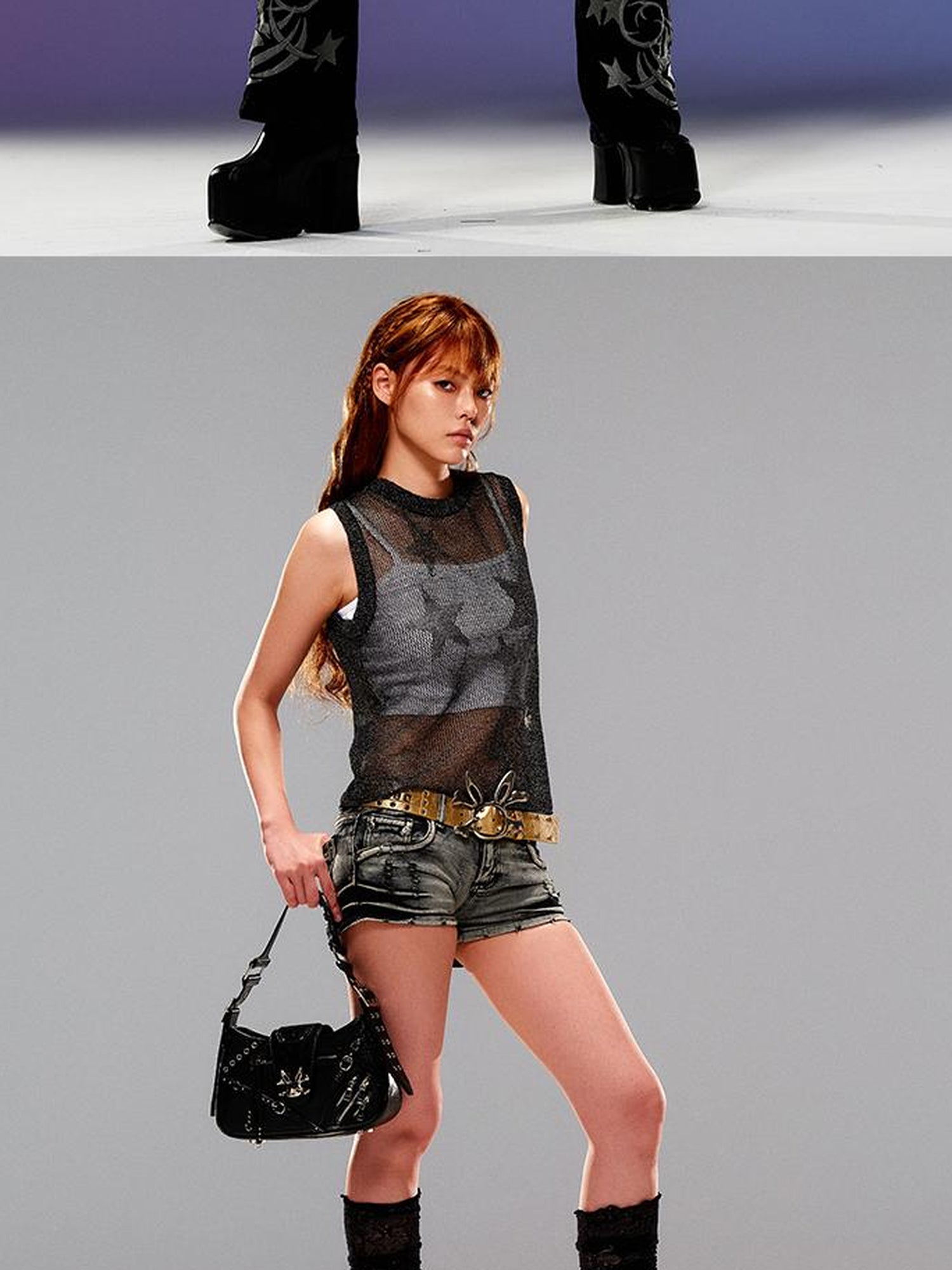 CFIERCE Underarm Hardware Accent Bag