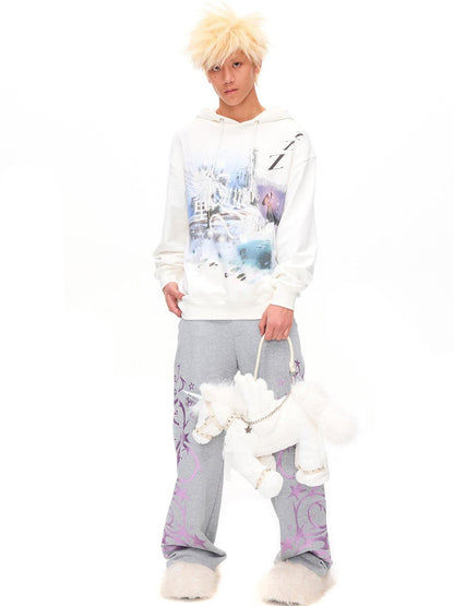 CFIERCE Unicorn Top Handle Single Shoulder Zipper Women&