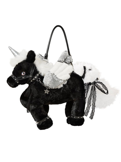 CFIERCE Unicorn Top Handle Single Shoulder Zipper Women&