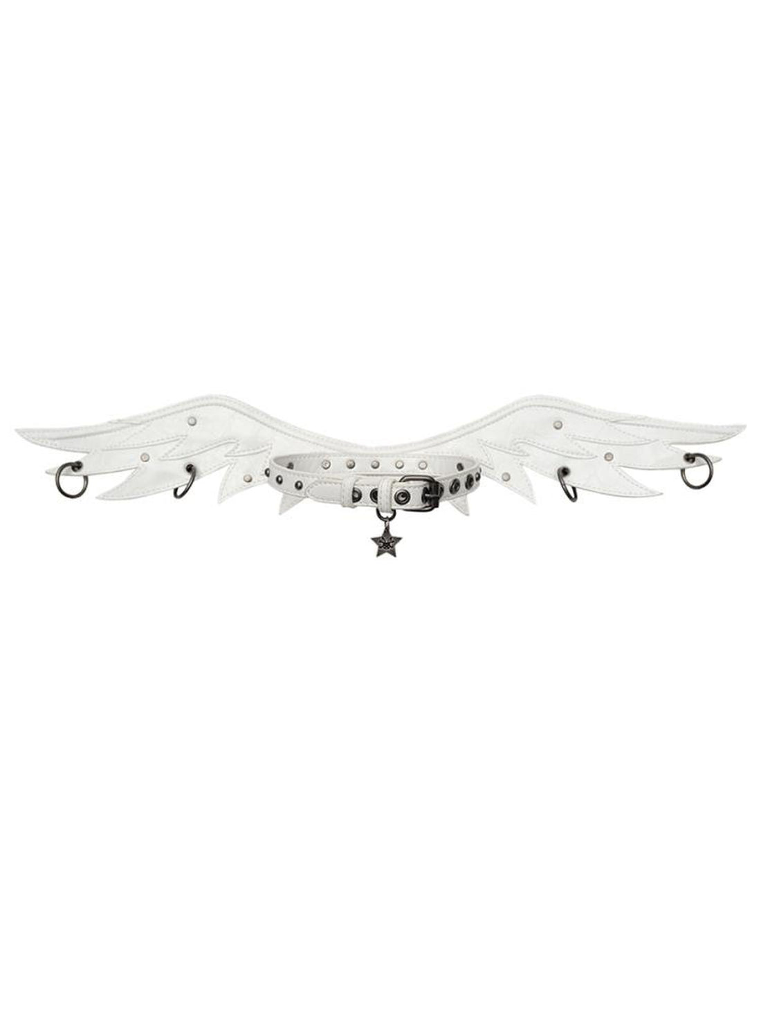 CFIERCE Winged Leather Collar