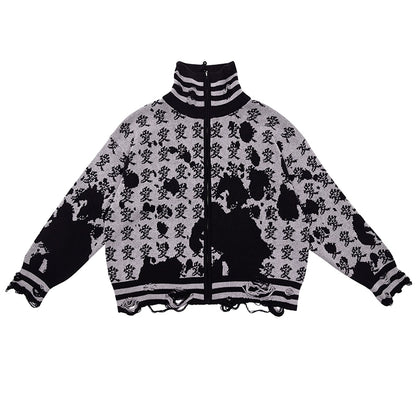 CFIERCE_Year_Of_The_Serpent_Knit_Cardigan_V_Neck_T_Shirt_Long_Sleeve_MISSTT
