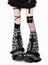 CRAZYGIRL_Black_White_Plaid_Puff_Sleeve_Slim_Fit_Lapel_Women&