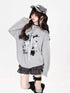 CRAZYGIRL_Crazygirl_Cat_Striped_Tie_Crewneck_Loose_Knit_Faux_Mink_Women&
