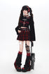 CRAZYGIRL_Cropped_Letter_Print_Buttoned_Long_Sleeve_Two_Piece_Women&