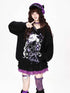 CRAZYGIRL_Cute_V-neck_Loose_Fit_Long_Sleeve_Women&