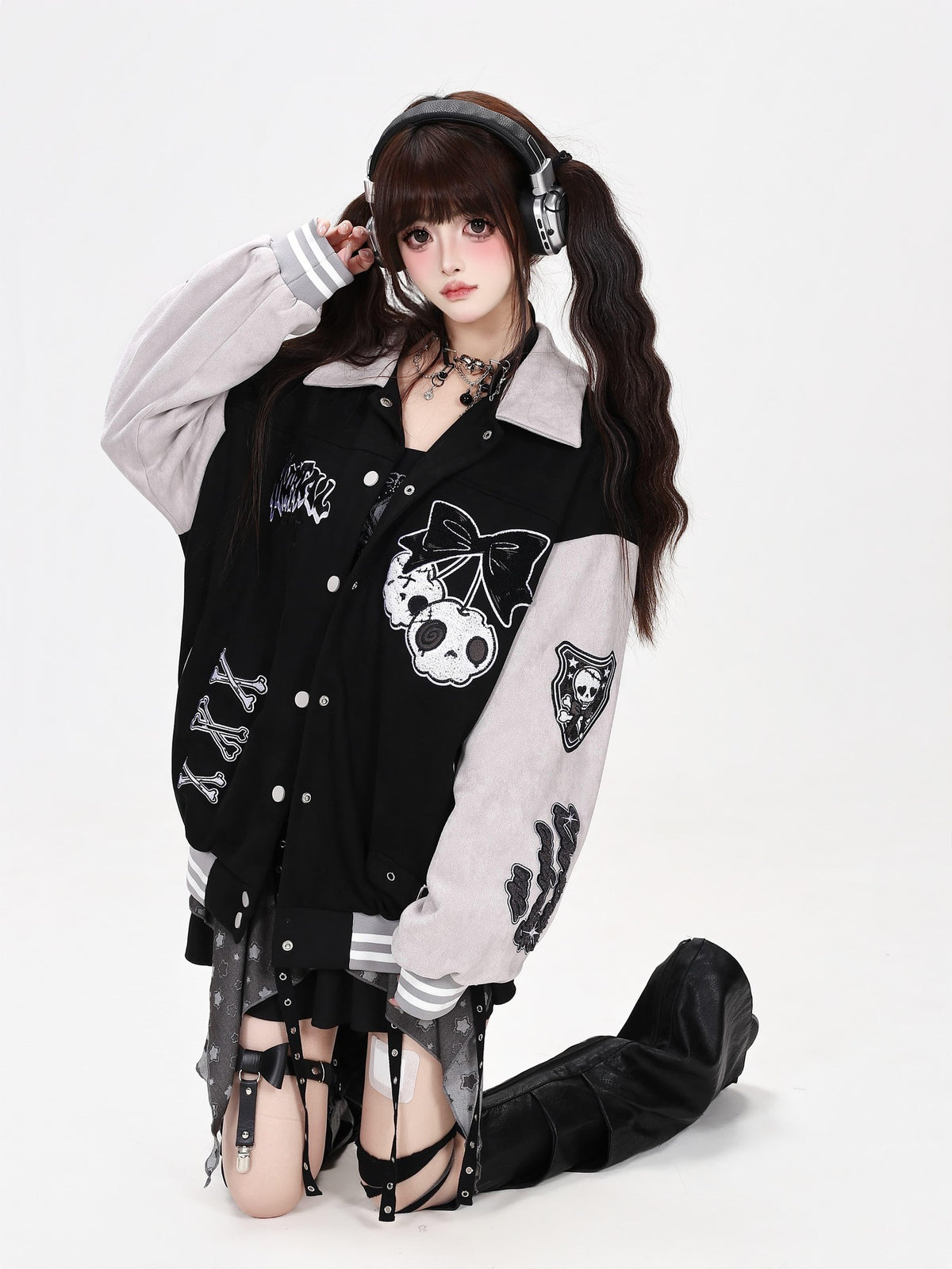 CRAZYGIRL Embroidered Loose Suede Women&