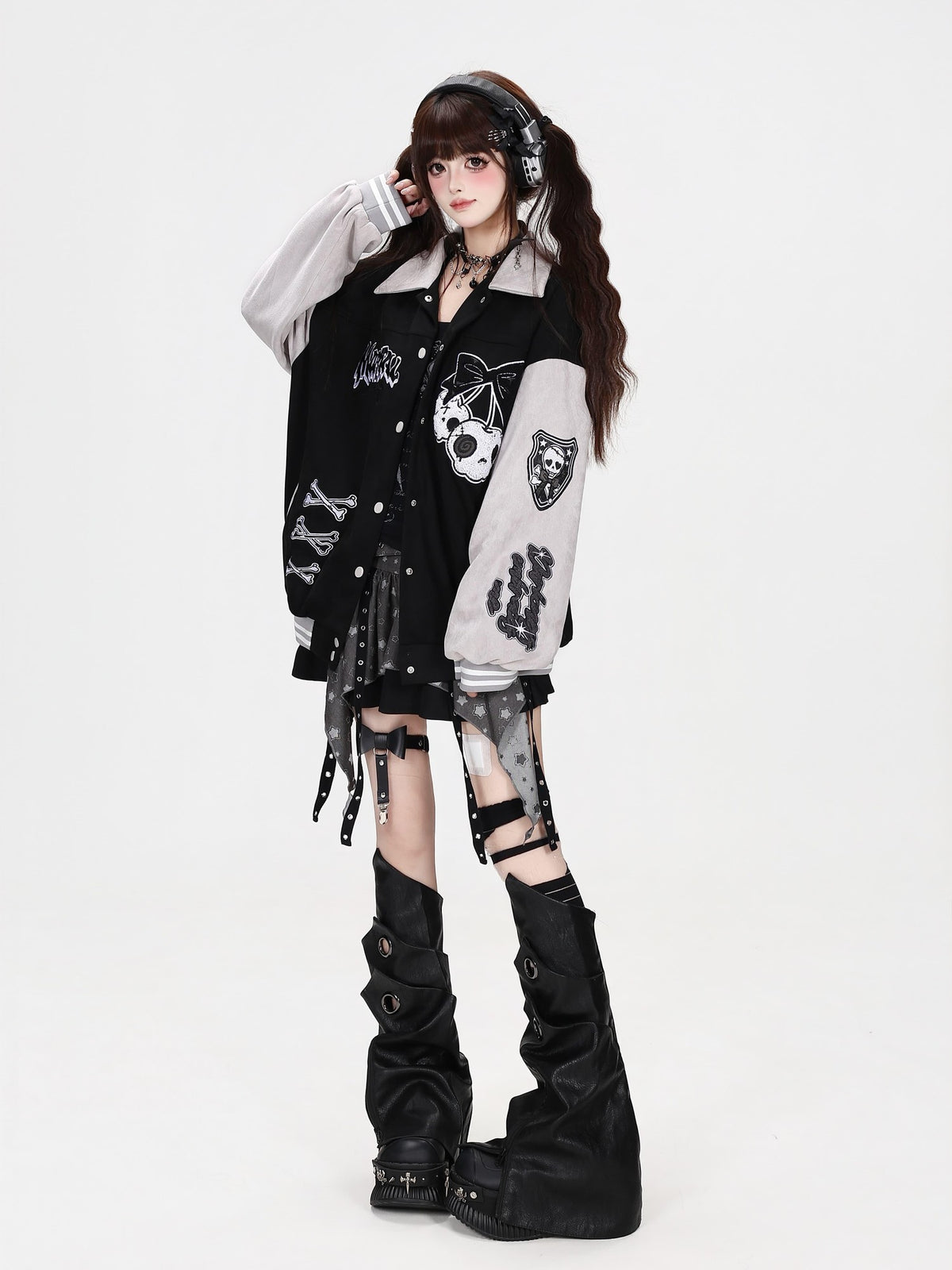 CRAZYGIRL Embroidered Loose Suede Women&