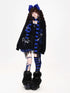 CRAZYGIRL_Gothic_Letter_Print_Faux_Mink_Loose_Fit_Long_Sleeve_V-neck_Women&