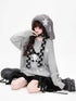 CRAZYGIRL_Jacquard_Cat_Star_Scarf_Print_Loose_Knit_Women&