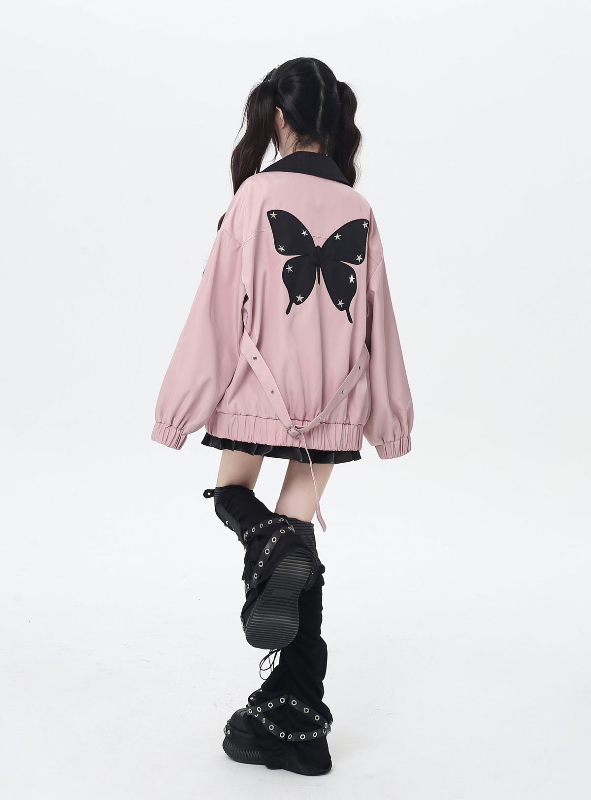 CRAZYGIRL_Loose_Fit_Letter_Embroidered_Striped_Hooded_Women&