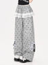 CRAZYGIRL_Polka_Dot_Lace_Bow_High_Waist_Straight_Leg_Women&