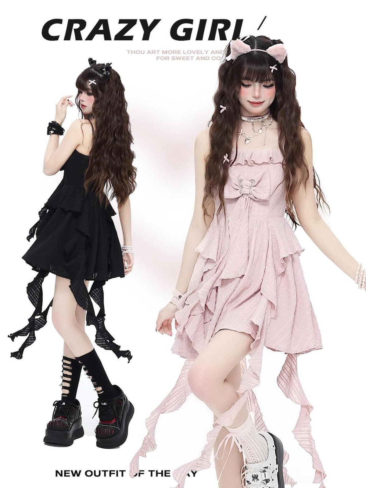 CRAZYGIRL Seaside French Ethereal Cinched Waist Strappy Women&