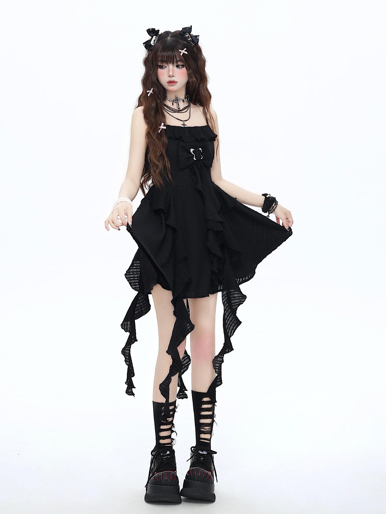 CRAZYGIRL Seaside French Ethereal Cinched Waist Strappy Women&