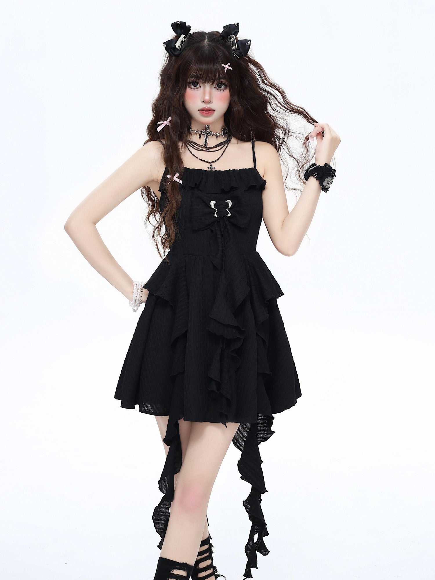 CRAZYGIRL Seaside French Ethereal Cinched Waist Strappy Women&