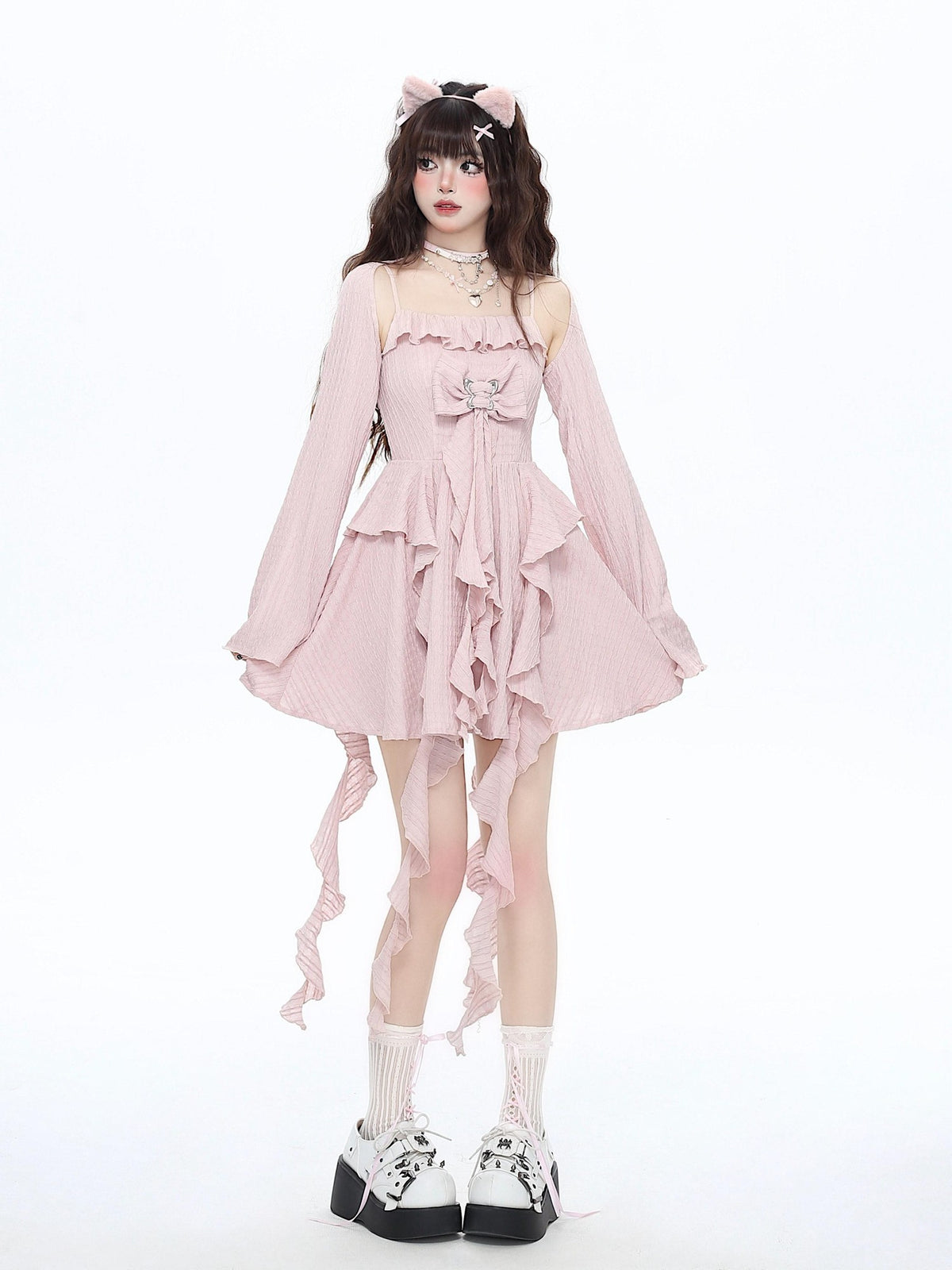 CRAZYGIRL Seaside French Ethereal Cinched Waist Strappy Women&