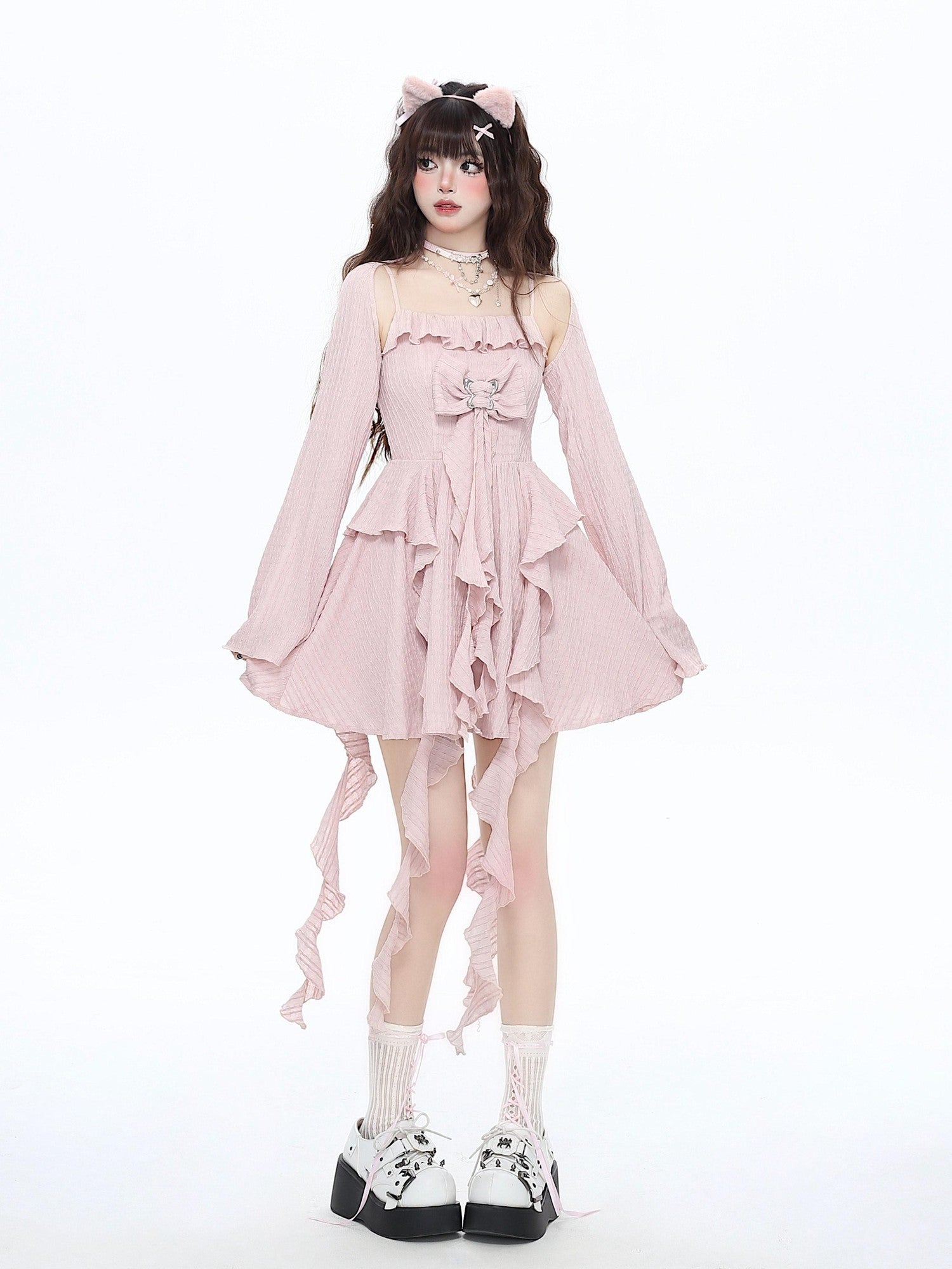 CRAZYGIRL Seaside French Ethereal Cinched Waist Strappy Women&