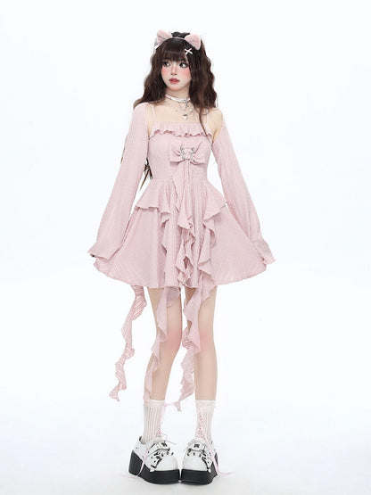 CRAZYGIRL Seaside French Ethereal Cinched Waist Strappy Women&