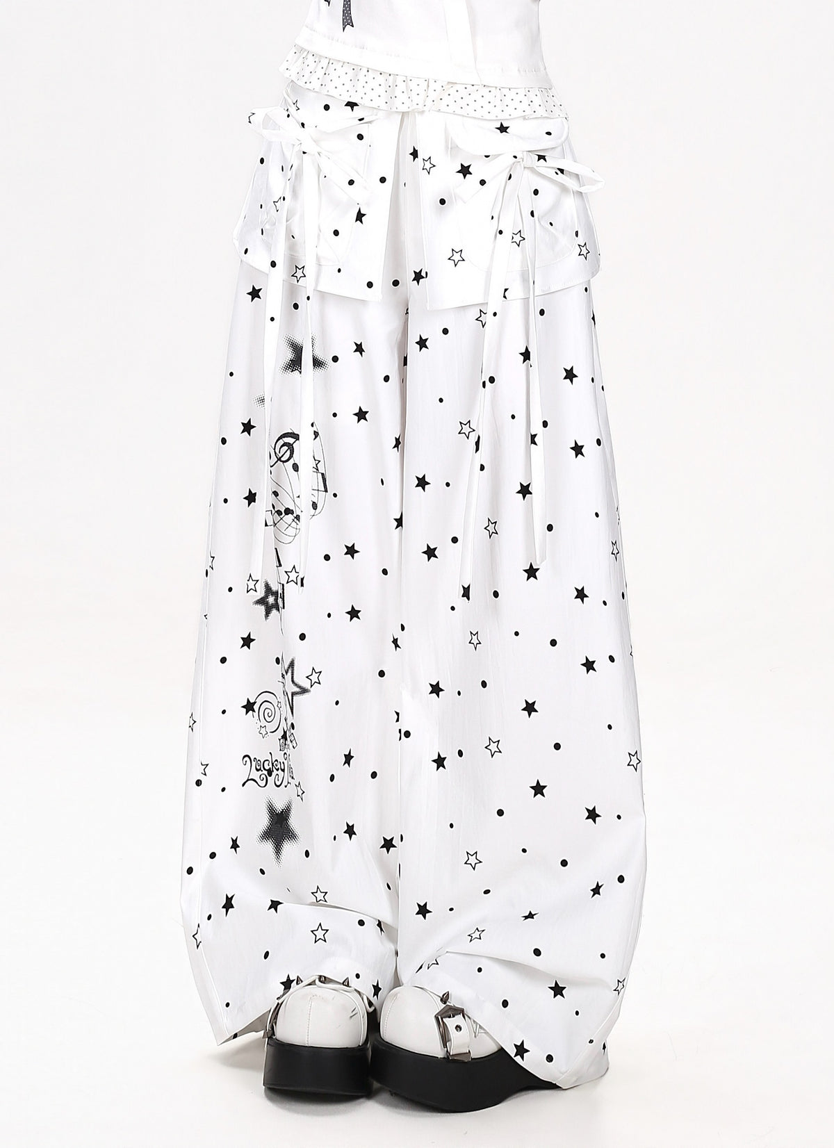 CRAZYGIRL_Star_Music_Note_High_Waist_Loose_Cargo_Women&