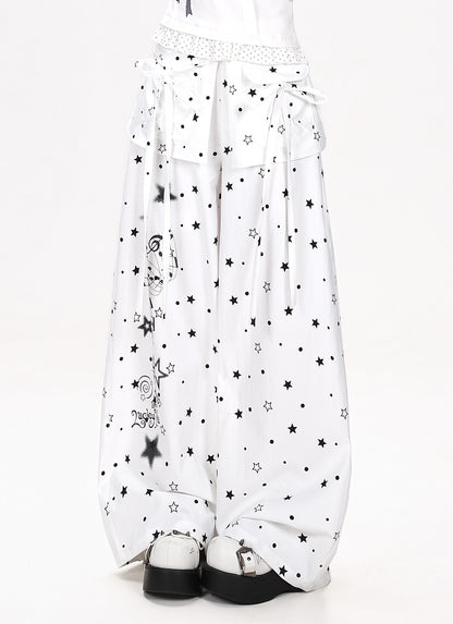 CRAZYGIRL_Star_Music_Note_High_Waist_Loose_Cargo_Women&