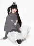 CRAZYGIRL_Sweet_Loose_High_Neck_Irregular_Hem_Long_Sleeve_Women&