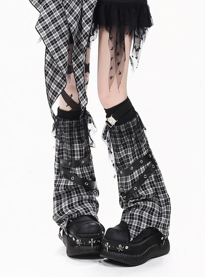CRAZYGIRL_Y2k_Streetwear_Patchwork_High_Waist_Asymmetric_Women&