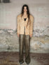 Tailored Cotton Linen Insulated Blazer
