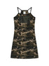 Achihara Camouflage Patchwork Strap Dress