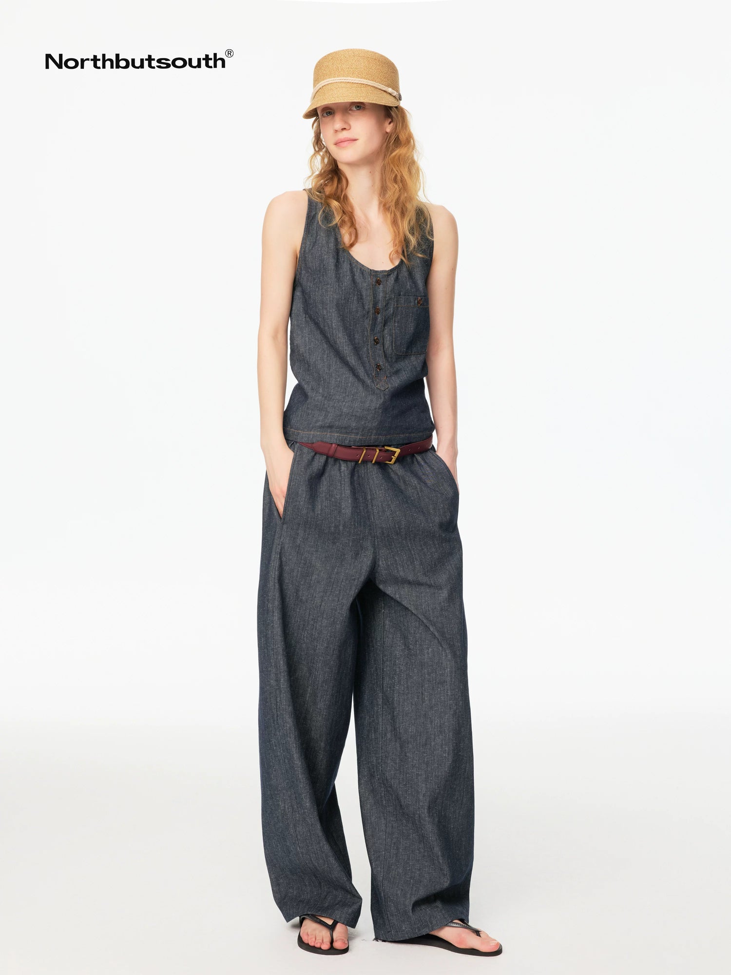 Casual Multi Button Front Relaxed Fit Women&