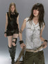 Cest Nous Ancient Sword Cross Print Draped Collar Zipper Women&