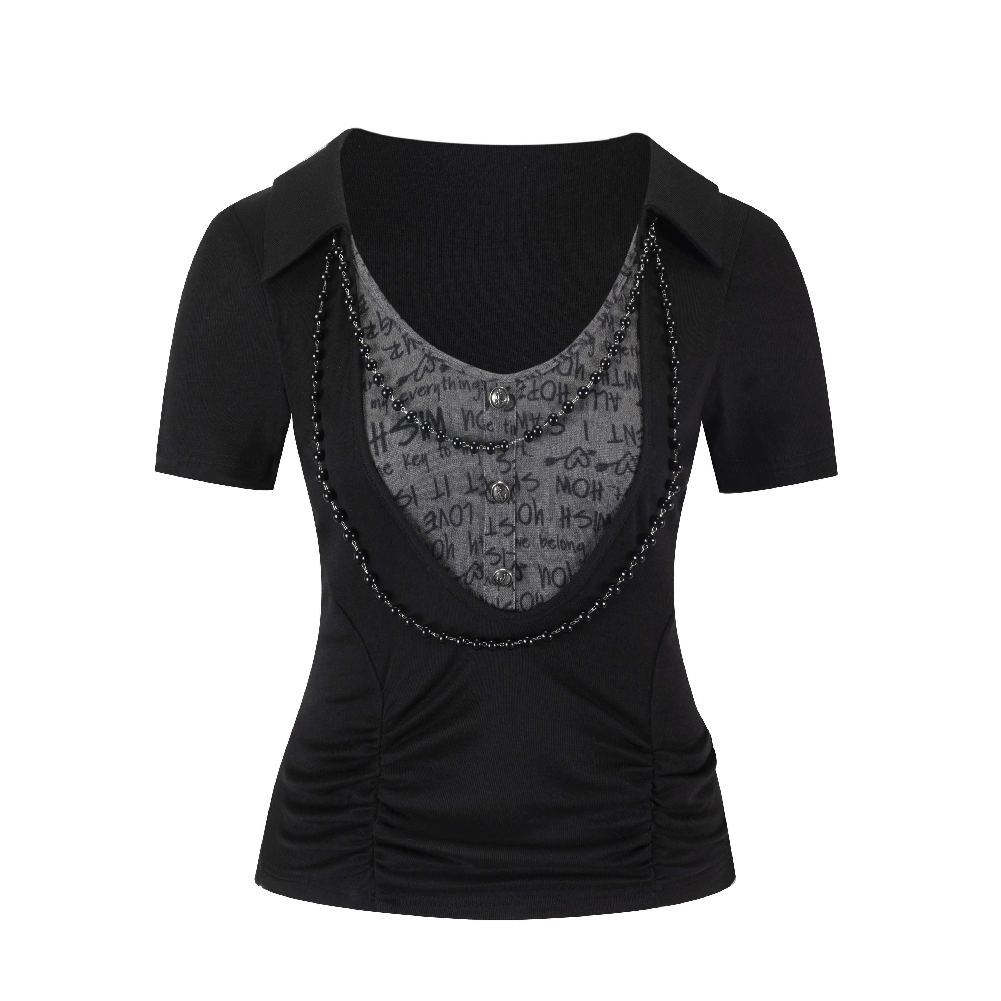 Cest_Nous_Beaded_Letter_Print_Punk_Black_Grey_Patchwork_Women&