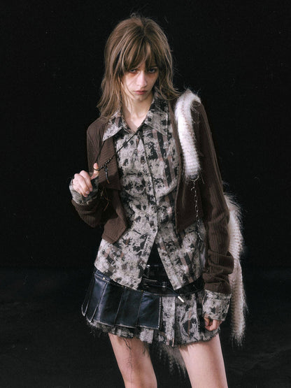Cest Nous Colorblock Patchwork Faux Layered Women&