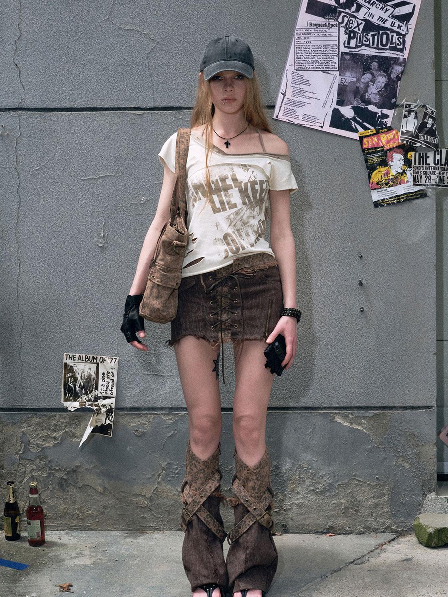 Cest Nous Crooked Club Graffiti Tee