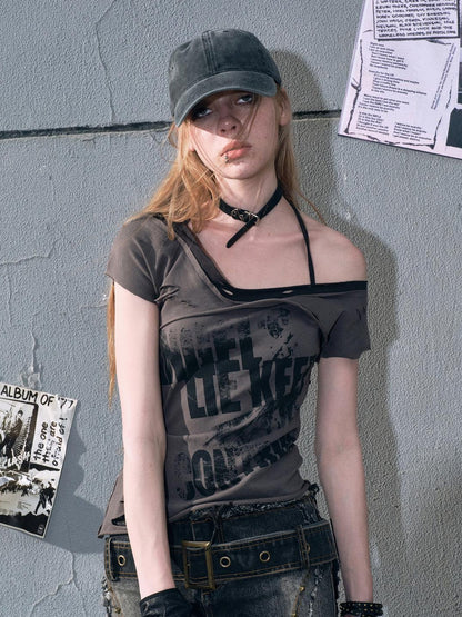 Cest Nous Crooked Club Graffiti Tee