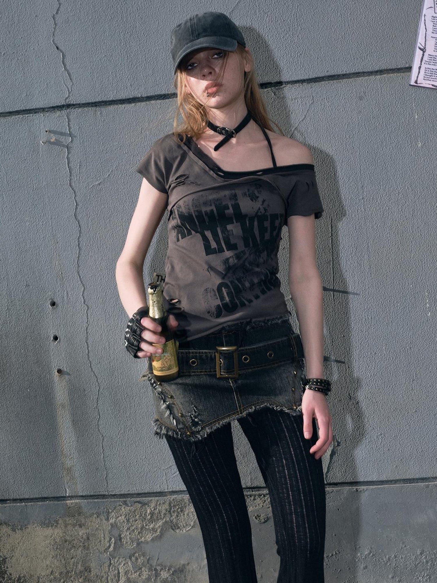 Cest Nous Crooked Club Graffiti Tee