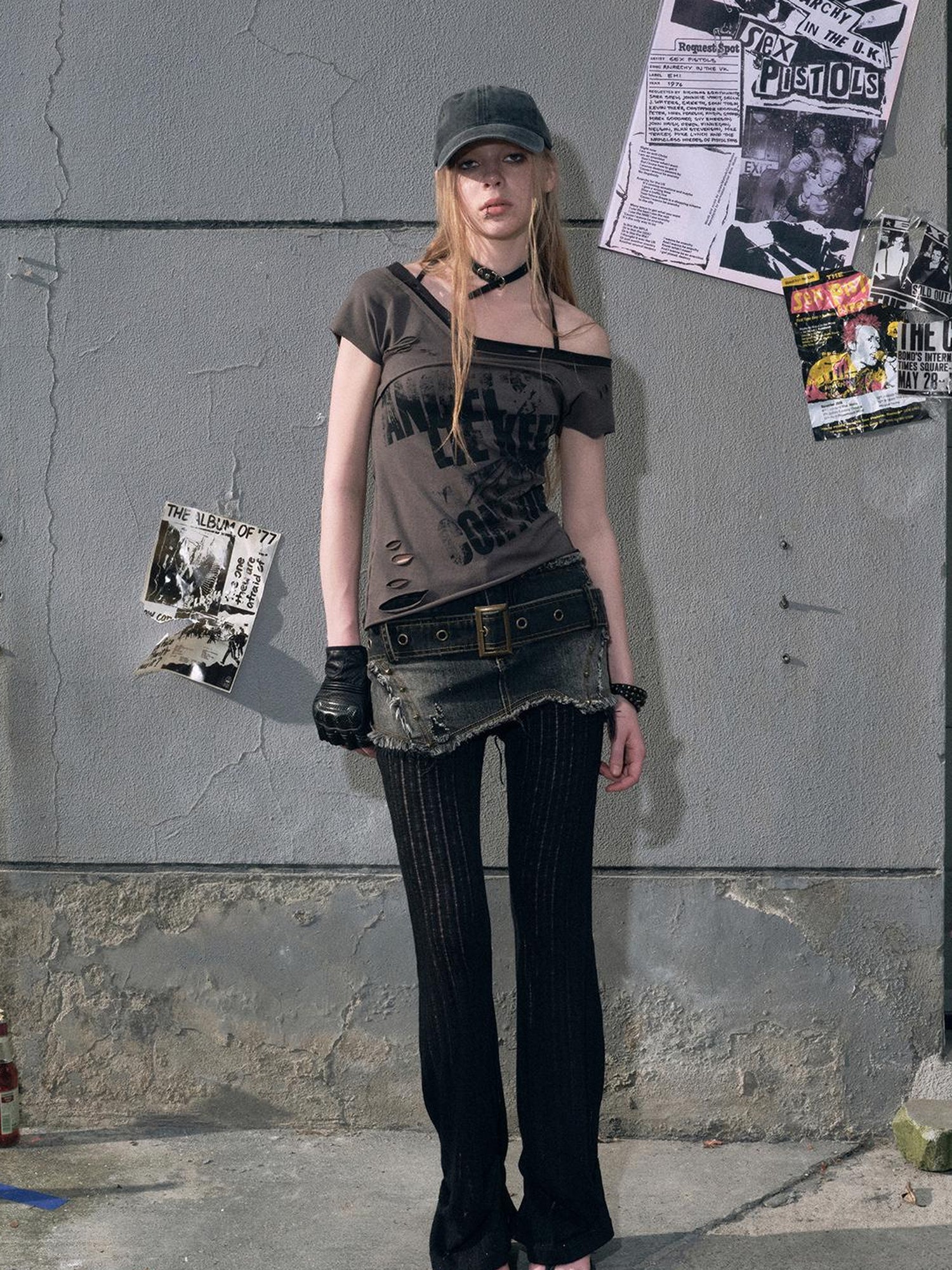 Cest Nous Crooked Club Graffiti Tee
