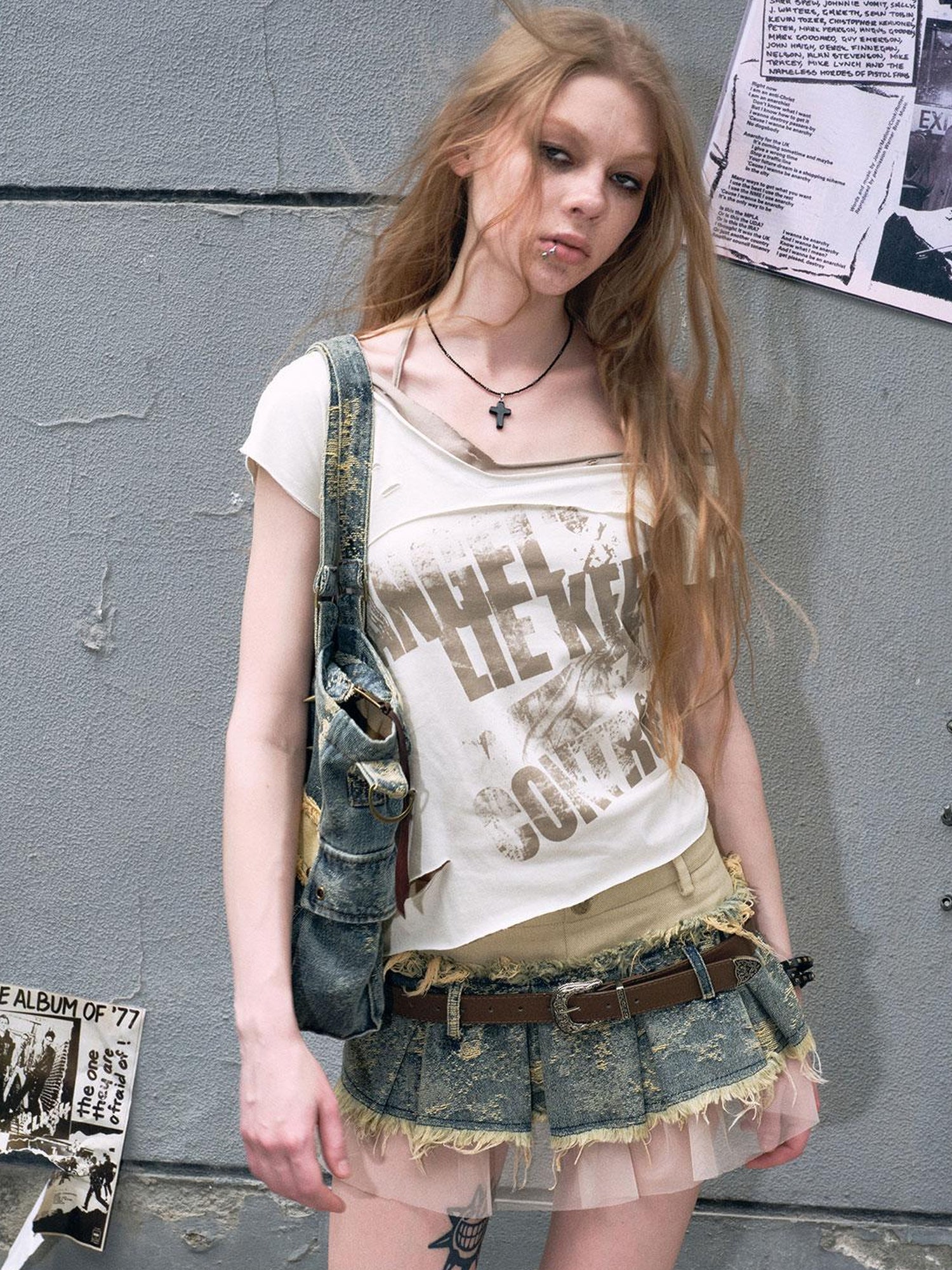 Cest Nous Crooked Club Graffiti Tee