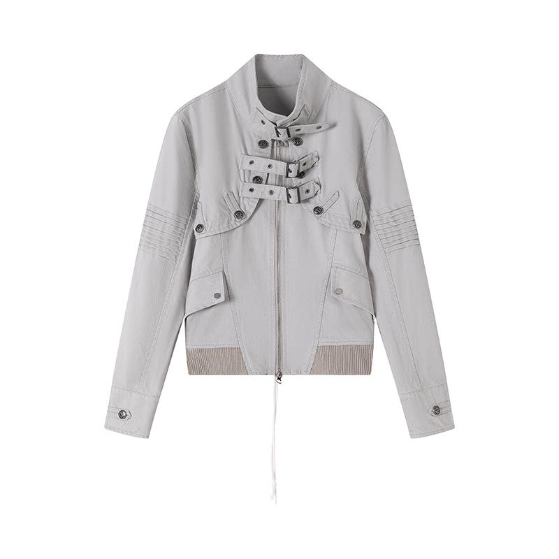 Cest_Nous_Detachable_Punk_Style_Long_Sleeve_Zipper_Women_Black_Grey_Cotton_Blend_Jacket_MISSTT