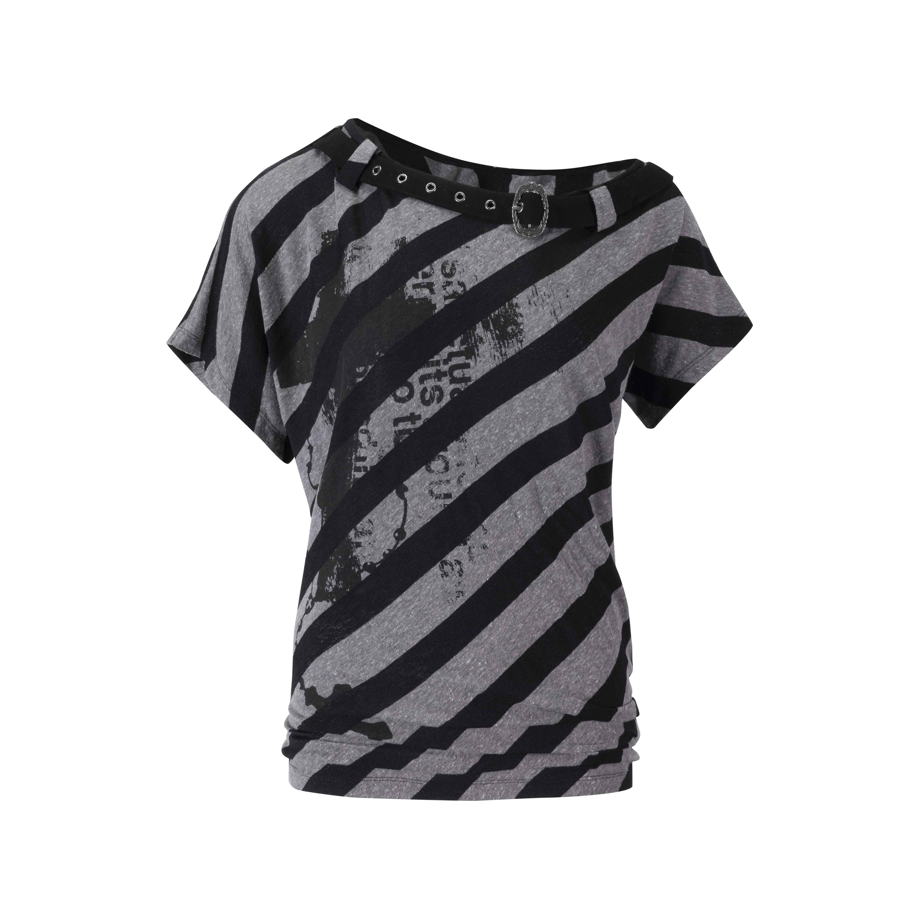 Cest_Nous_Graffiti_Striped_Printed_Batwing_Women&
