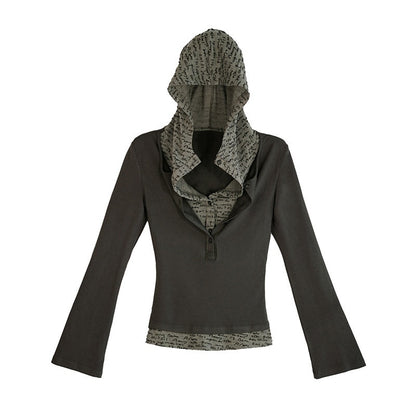 Cest_Nous_Gray_Green_Patchwork_Layered_Faux_Two_Piece_Punk_Women&